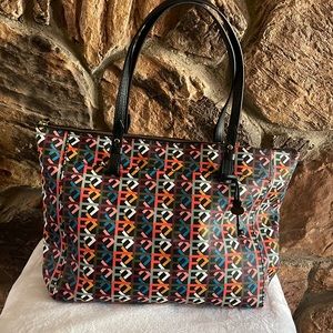 Fossil Womens Rachel Tote Multi Bag